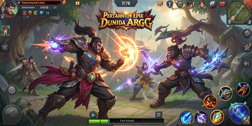 Gameplay seru dalam dunia ARPG yang menantang.