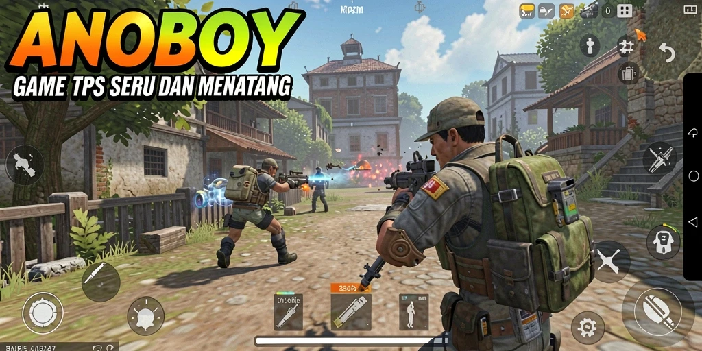 Tampilan screenshot gameplay ANOBOY yang mendebarkan.