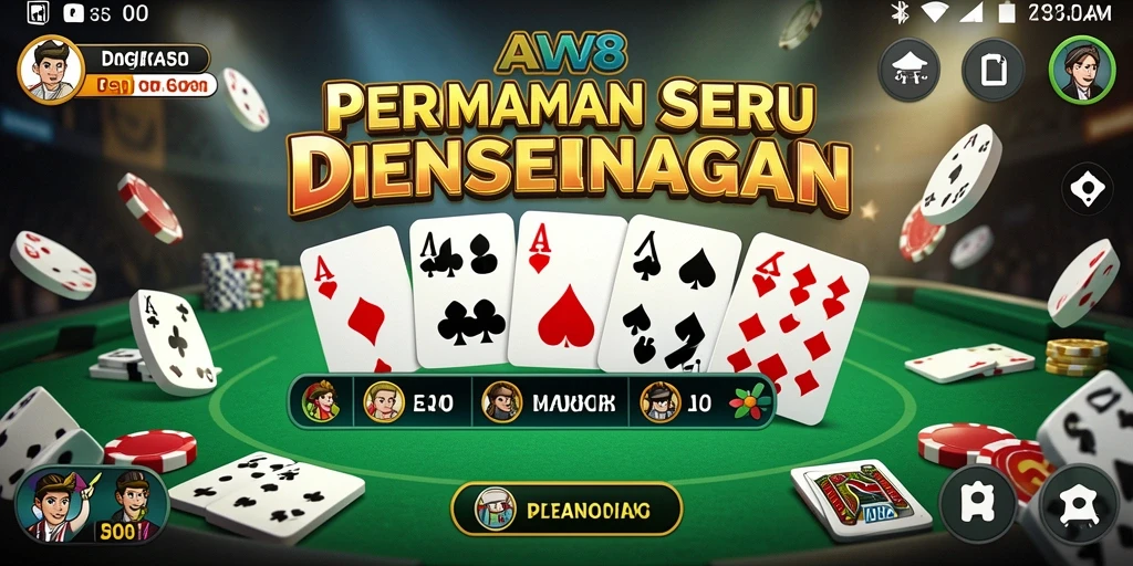 Tampilan gameplay seru dari game AW8 yang mengasyikkan.