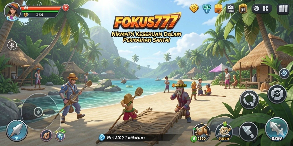 Tampilan seru gameplay FOKUS777 yang menarik dan penuh warna.