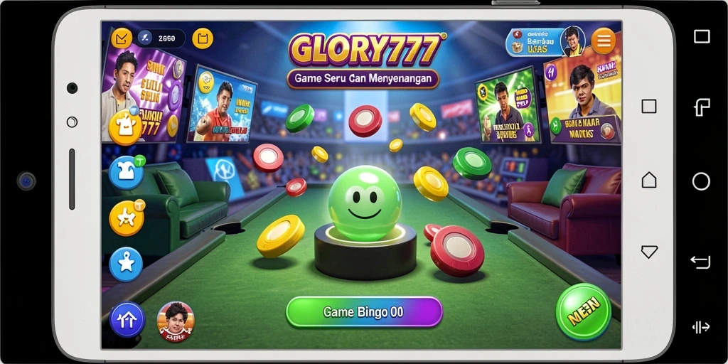 Tampilan menarik dari gameplay Bingo GLORY777 yang menegangkan.
