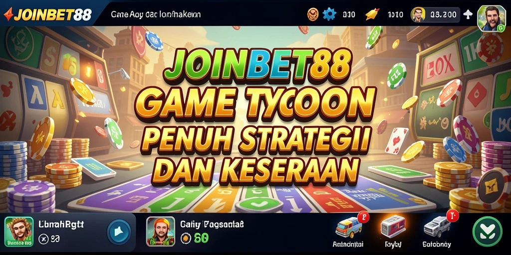 Gameplay seru dalam JOINBET88 dengan simulasi bisnis yang mendebarkan.