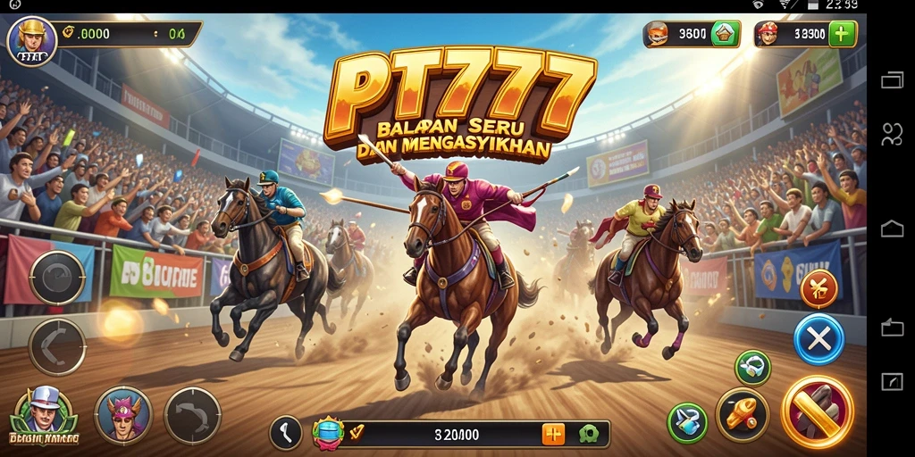 Gameplay Racing yang mendebarkan dan menarik di PT777.