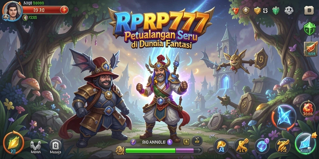 Tampilkan aksi seru dalam gameplay RPRP777 dengan karakter petualang.