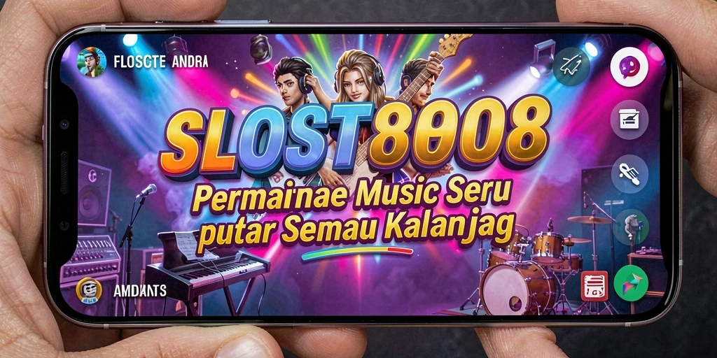 Tampilan gameplay SLOST8808 yang menarik dengan pengalaman musik yang seru.
