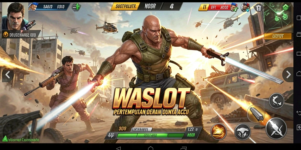 Tampilan gameplay WASLOT yang penuh aksi dan ketegangan.
